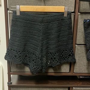 Hold—NWT- LIRA Crochet lined shorts- Size Small
